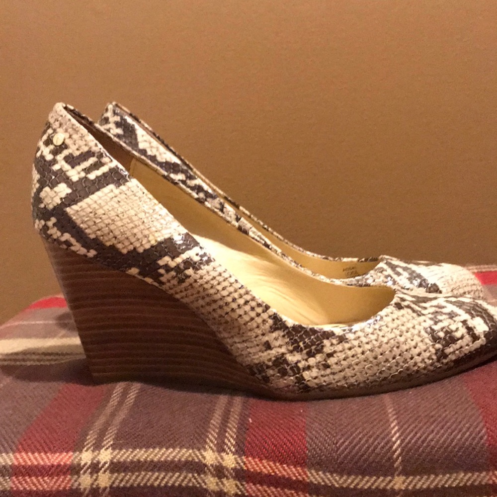 Coach Snake Print Wedge - image 3